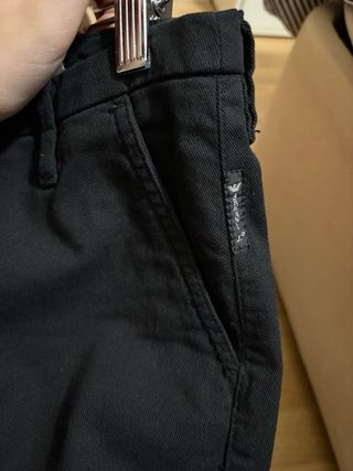 Pantalones Armani Negros Mujer