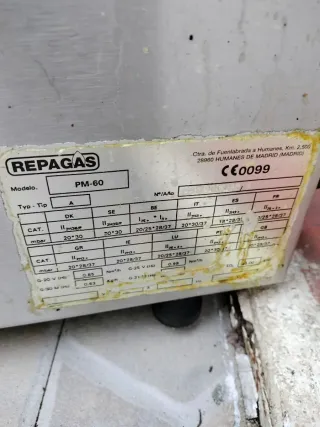 Cocina industrial dos fuegos