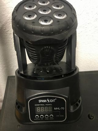 Se vende pack de 4 Cabezas moviles con flycase