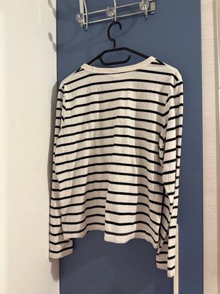 Jersey H&M Rayas Blanco y Negro