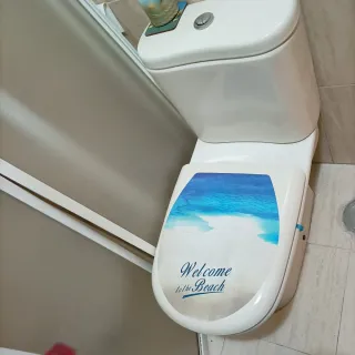 Saneamientos baño color beige