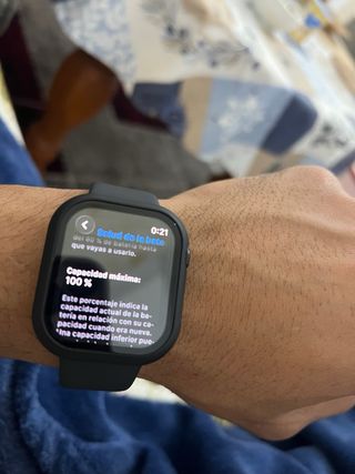 Apple Watch Negro Version 10  Salud de bateria 100