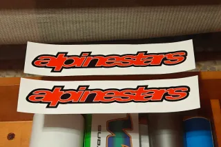 Pegatinas Alpinestars Rojo