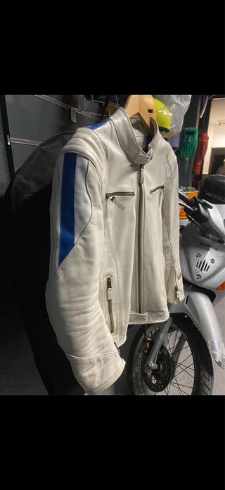 Chaqueta BMW OPTION 719 Blanca Cuero