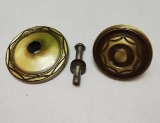 Pomo de puerta,rústico de bronce.