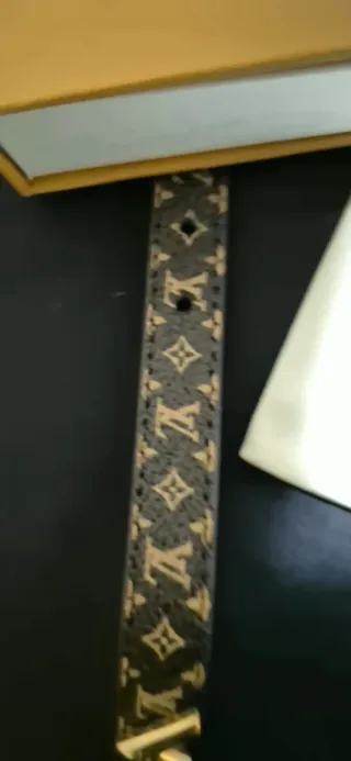Bracciale Louis Vuitton monogram V dorato