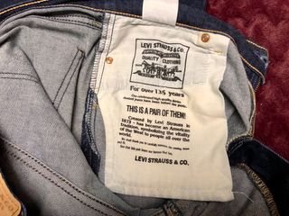 Pantalón vaquero mujer Levi's azul W33-L34