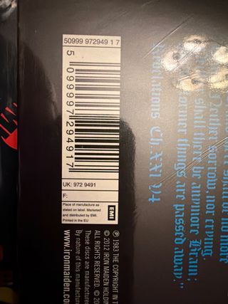 Vinilo Iron Maiden Piece of Mind Picture Disc