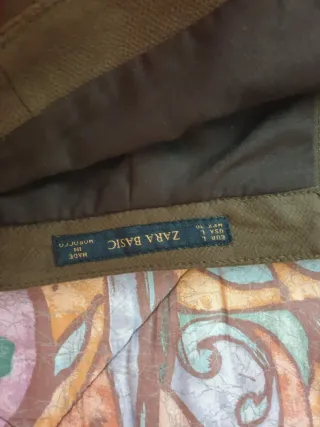 Gonna Vintage Zara Verde Oliva