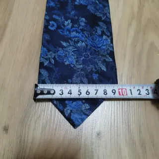 Gravata Kenzo azul com flores