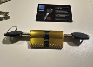 Bombín TESA TK100 30x30 Latonado Alta Seguridad