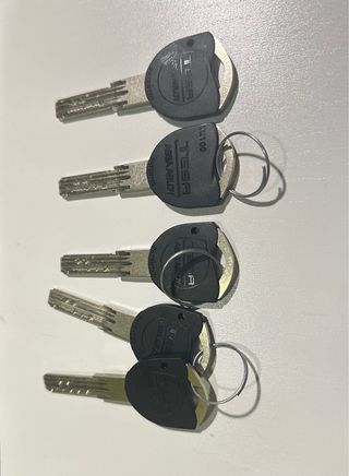 Bombín TESA TK100 30x30 Latonado Alta Seguridad