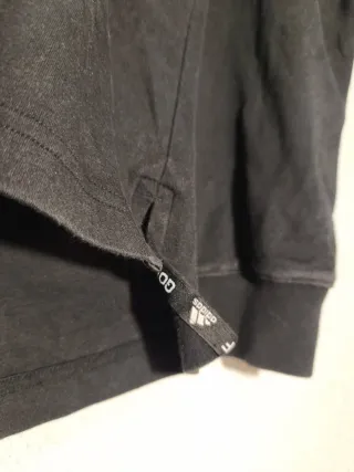 Sudadera Adidas Golf Negra Cuello Alto