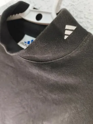 Sudadera Adidas Golf Negra Cuello Alto