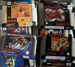 Lote 47 Cajas para Juegos Super Nintendo