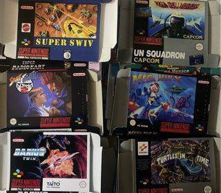 Lote 47 Cajas para Juegos Super Nintendo
