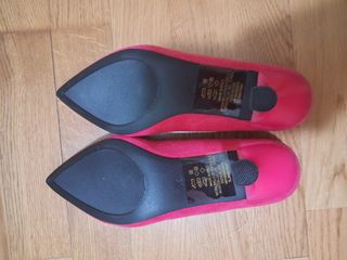 Zapatos de tacón fucsia AD SHOES talla 35 a la 41.