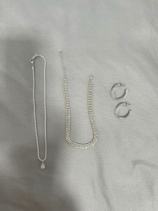 Conjunto de Joyas Plateadas