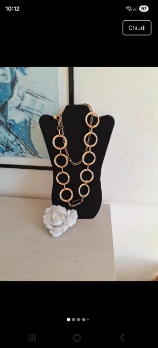 Cintura gioiello cerchi oro