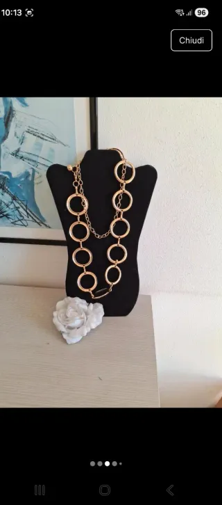 Cintura gioiello cerchi oro