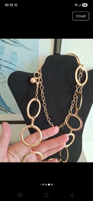 Cintura gioiello cerchi oro