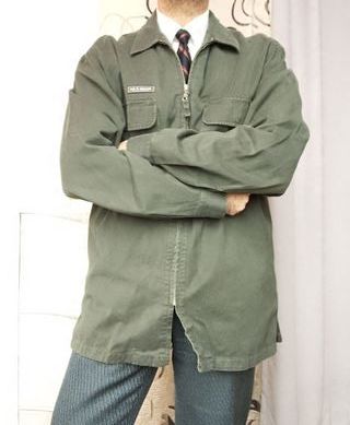 Giaccone Murphy&Nye Cotone Verde Vintage Large