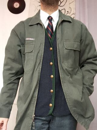 Giaccone Murphy&Nye Cotone Verde Vintage Large