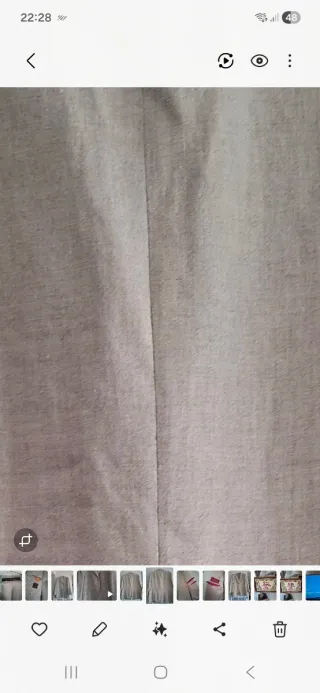 Americana de lino beige