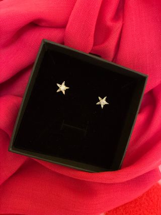 Pendientes Estrella Dorados y Plateados