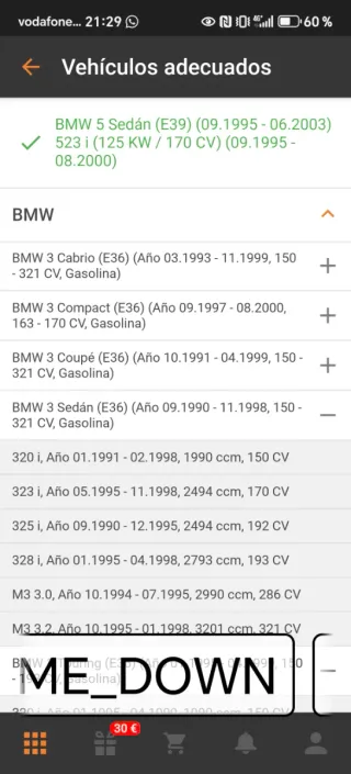 Filtro Aire K&N 33-2070 BMW