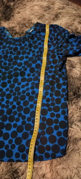 Blusa lunares azul Talla M