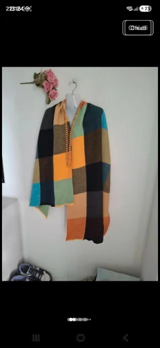 Sciarpone unisex fantasia