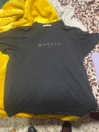 Camiseta Givenchy Logo Algodón Negra