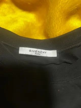 Camiseta Givenchy Logo Algodón Negra