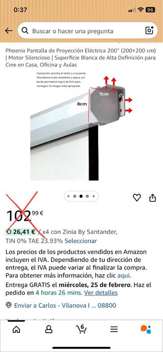 Pantalla Proyector Eléctrica Phoenix 200