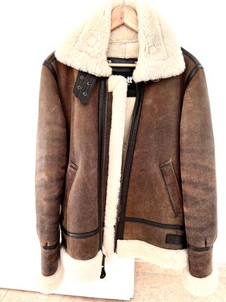 Chaqueta Bomber Aviador Piel Sintética Mujer/Hombr