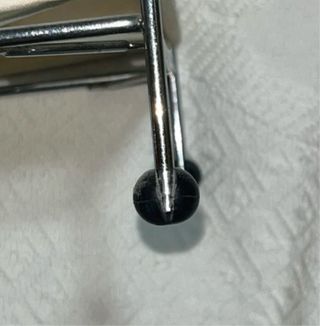 Lámpara decorativa de papel y metal