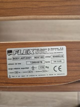 Cama articulada BODY ART2001 90x190