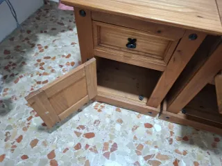 Mesitas de noche de madera (2 unidades)