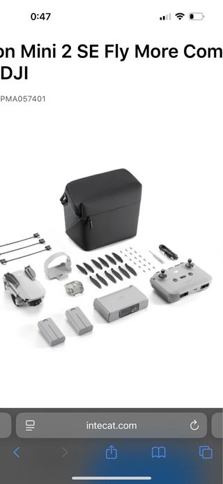 Cambio Dron DJI Mini 2 SE Fly More Combo