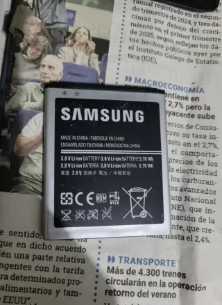 Batería Samsung 3.8V Li-ion 5.70 Wh