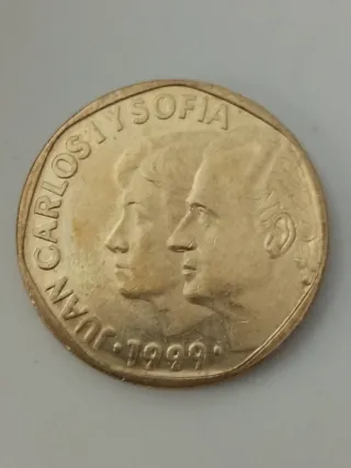 4 Monedas 500 Pesetas Carlos y Sofía