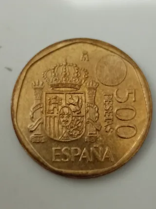 4 Monedas 500 Pesetas Carlos y Sofía