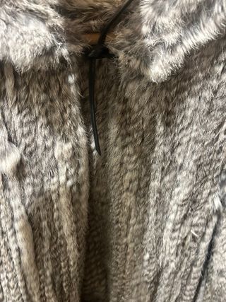 Chaquetón pelo gris