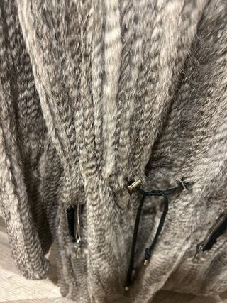 Chaquetón pelo gris