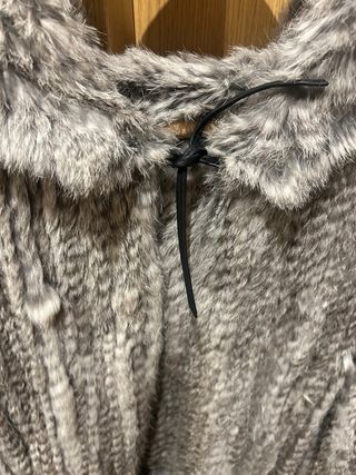 Chaquetón pelo gris