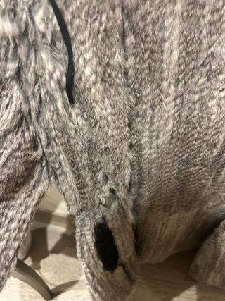 Chaquetón pelo gris