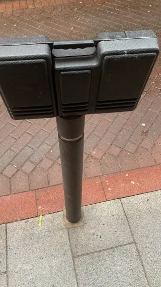 Maletín de plástico vacío para herramientas