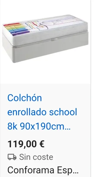 Cama nido doble con colchones y cajones