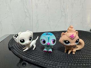 Lote 3 Figuras Litle Pet Shop